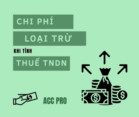 Chi phí loại trừ khi tính thuế TNDN