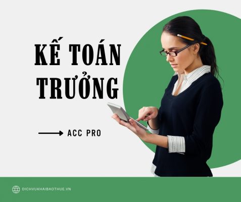 kế toán trưởng