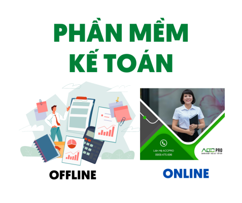 phần mềm kế toán online hay offline