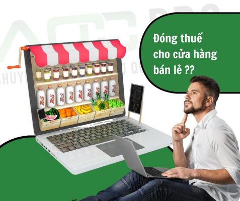 đóng thuế cho cửa hàng bán lẻ