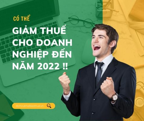 giảm thuế cho doanh nghiệp