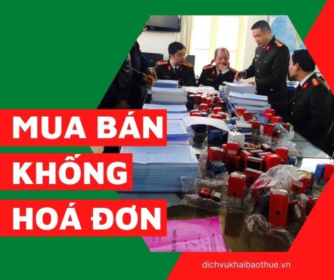 mua bán khống hóa đơn