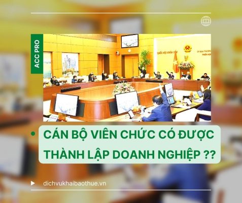 thành lập doanh nghiệp