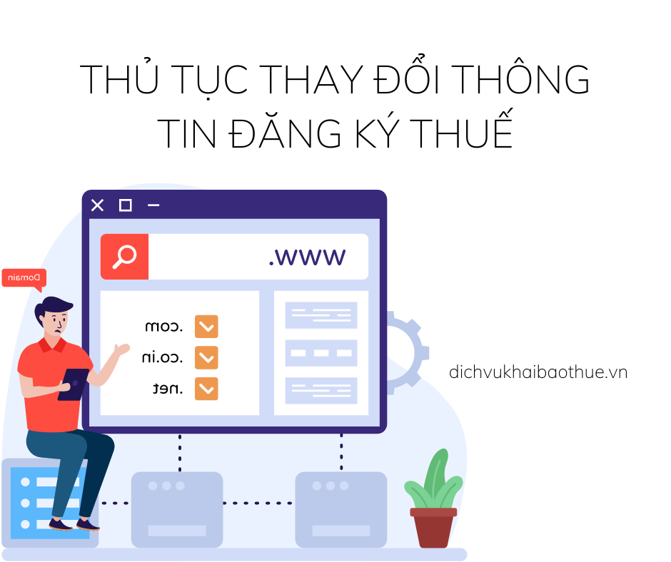 thay đổi thông tin đăng ký thuế