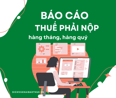 báo cáo thuế phải nộp hàng tháng