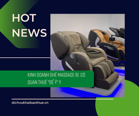 kinh doanh ghế Massage