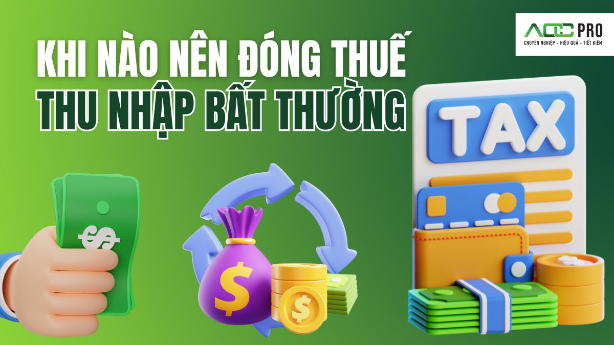 thu nhập bất thường