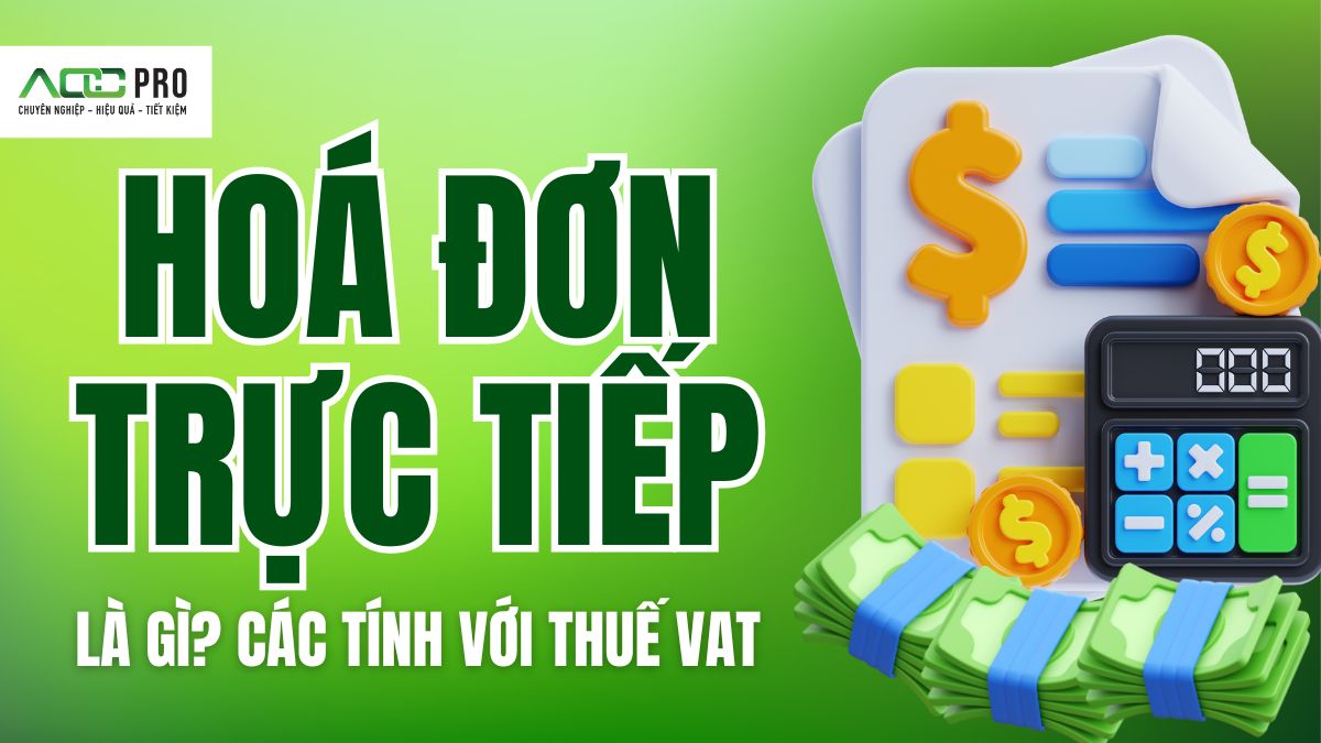 hoá đơn trực tiếp