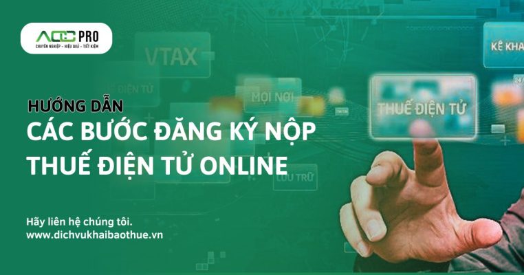 các bước đăng ký nộp thuế điện tử