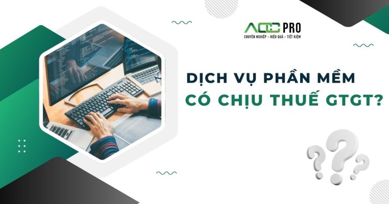 dịch vụ phần mềm có chịu thuế gtgt