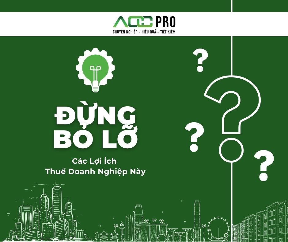 Lợi ích thuế doanh nghiệp