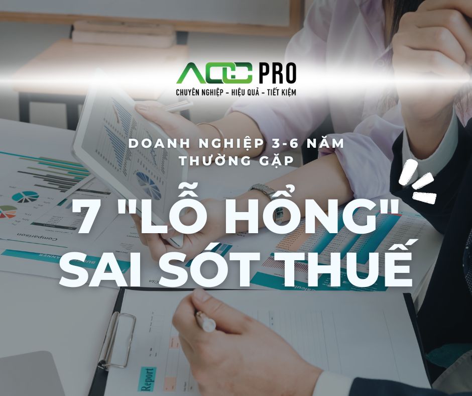 Sai Sót Thuế Doanh Nghiệp