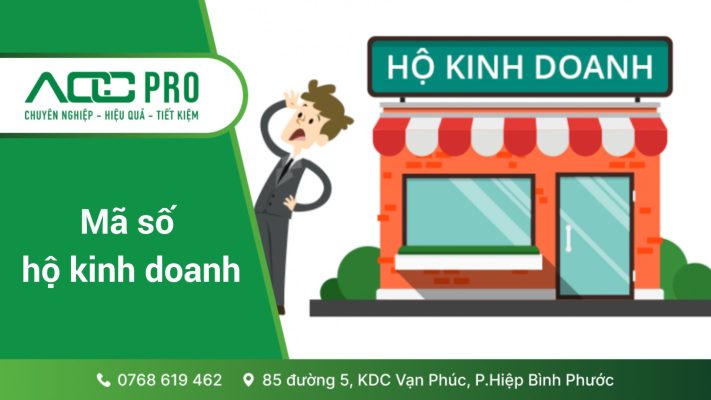 mã số hộ kinh doanh