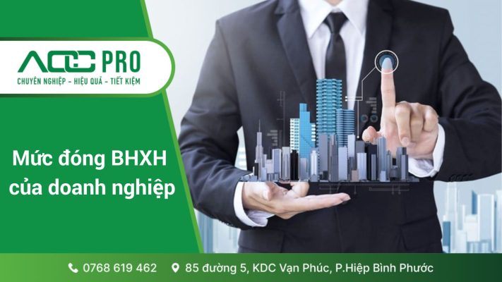 mức đóng bhxh của doanh nghiệp