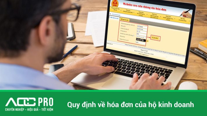 quy định về hóa đơn của hộ kinh doanh khi đăng ký
