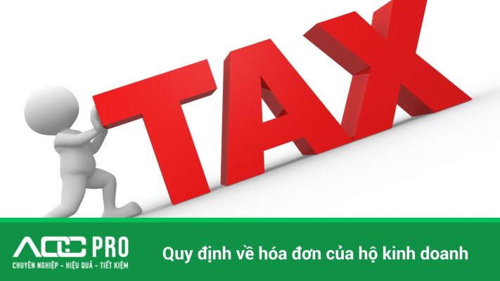 quy định về hóa đơn của hộ kinh doanh lưu ý