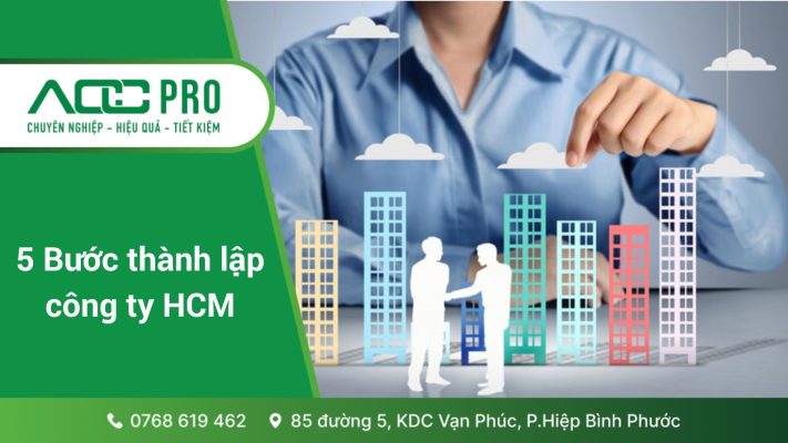 thành lập công ty HCM