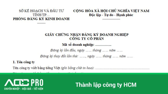 thời gian nhận giấy chứng nhận đăng ký doanh nghiệp