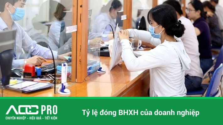tỷ lệ đóng bhxh của doanh nghiệp người lao động tự đóng